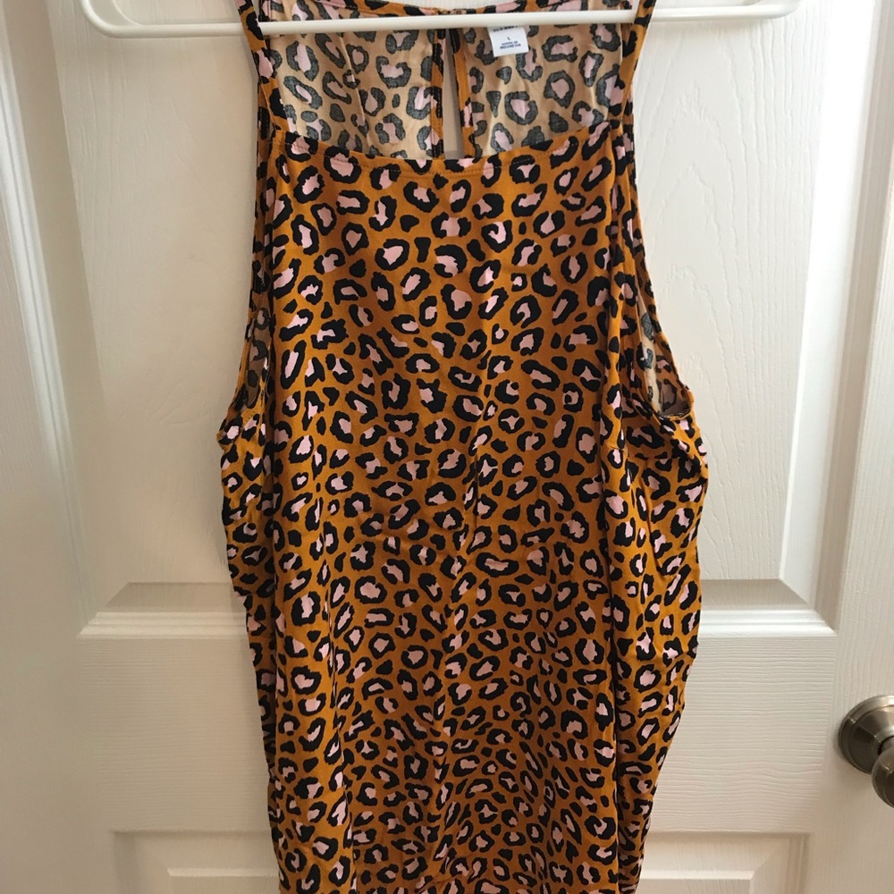 Old Navy Leopard Print Tank Top